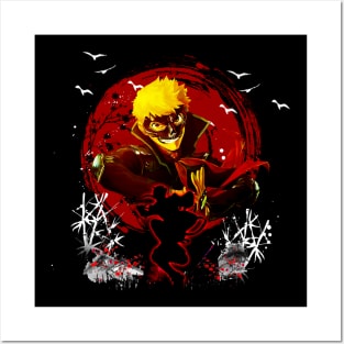 Ryuji's Thunderous Spirit Personas 5 Tees for Lightning Lovers Posters and Art